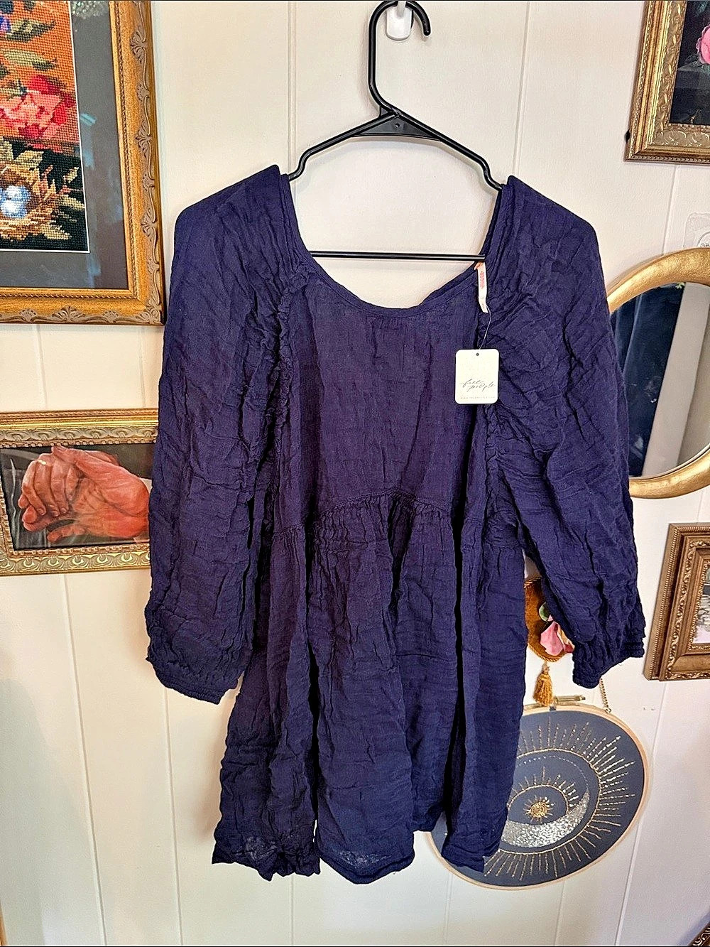 Free People Beach Riot? Mini Dress in Purple Size Small NWT